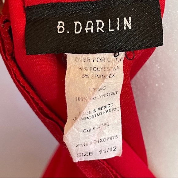 B. DARLIN Red Dress - Picture 3 of 3